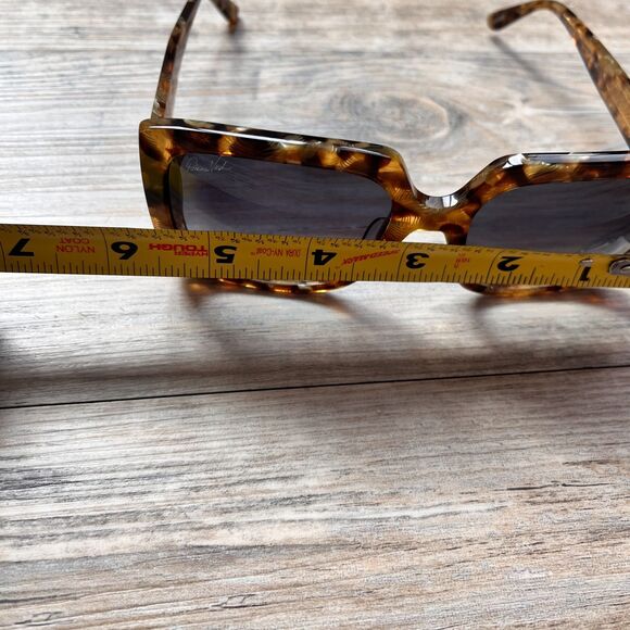 Patricia Nash Jackie Oversized Dunmore Tort Tortoise Sunglasses Square Frame main image 12